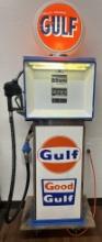 1960s GULF OIL Co. Bennett Model 748 Gas Pump