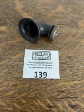 unusual piece of telephony history, threaded mouthpiece