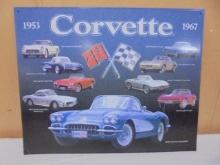 1953-1967 Corvette Metal Sign