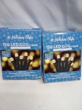 LED Dome 150 count Micro Lights x2