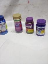 Qty. 4 Misc. Bottles of CVS Shelf Pulls of Vitamins and Sleep Aids