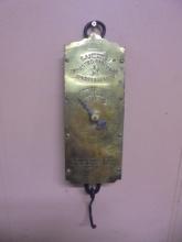 Set of Antique Landers Brass Front Spring Balance Hanging Scales
