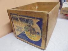 Antique Wooden Advertisement Crate
