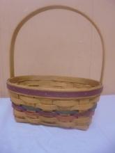 1992 Longaberger Stained Easter Basket