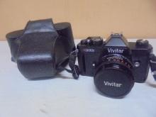 Vintage V3000S 35mm Camera w/ Leather Case