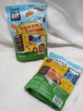 2 Bags of Blue Dog Bakery Ruffys Tasty Tacos Treats