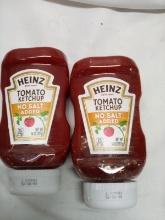 Heinz No Salt Added Katchup xs 14oz bottles