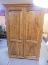 Beautiful Solid Wood Armoire Cabinet