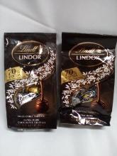 2 Lindt Lindor 5.1oz Truffle Bags- Extra Dark Chocolate