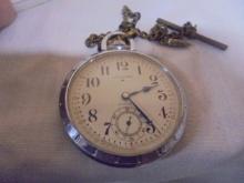 Antique Delaware Antimagnetic Railroad Pocket Watch