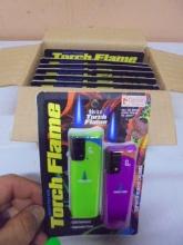 8 Brand New 2 Packs of Torch Flame Disposable Lighters