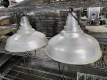 Large Aluminum Hanging Lamps