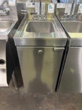Glastender Stainless Steel Sink Cabinet
