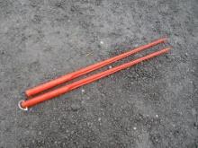 2) RED 48" REPLACEMENT SPEARS