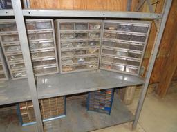 Metal Shelves with Contents - Hardware