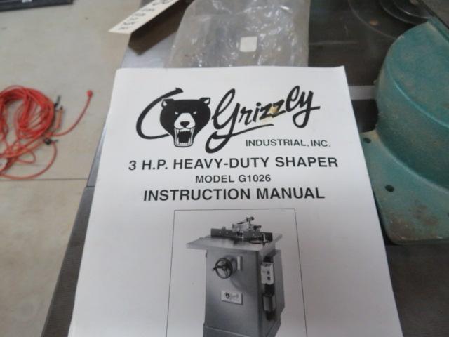 Grizzly G1026 Wood Shaper