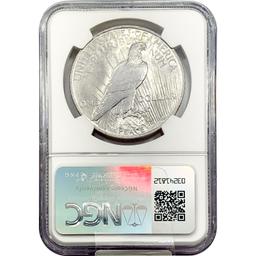 1924 Silver Peace Dollar NGC MS67