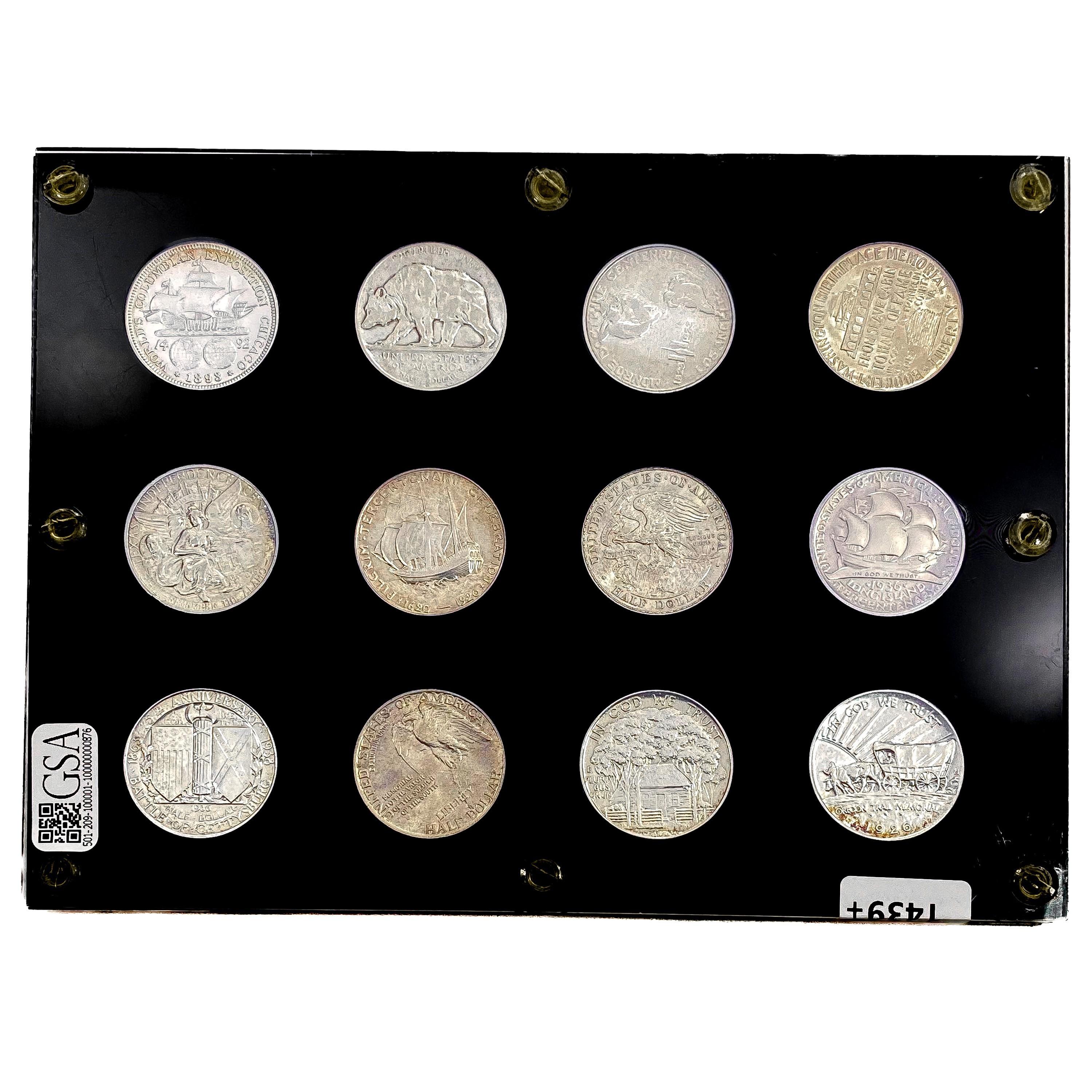 1893-1936 US Commem Half Dollar Set [12 Coins] BU