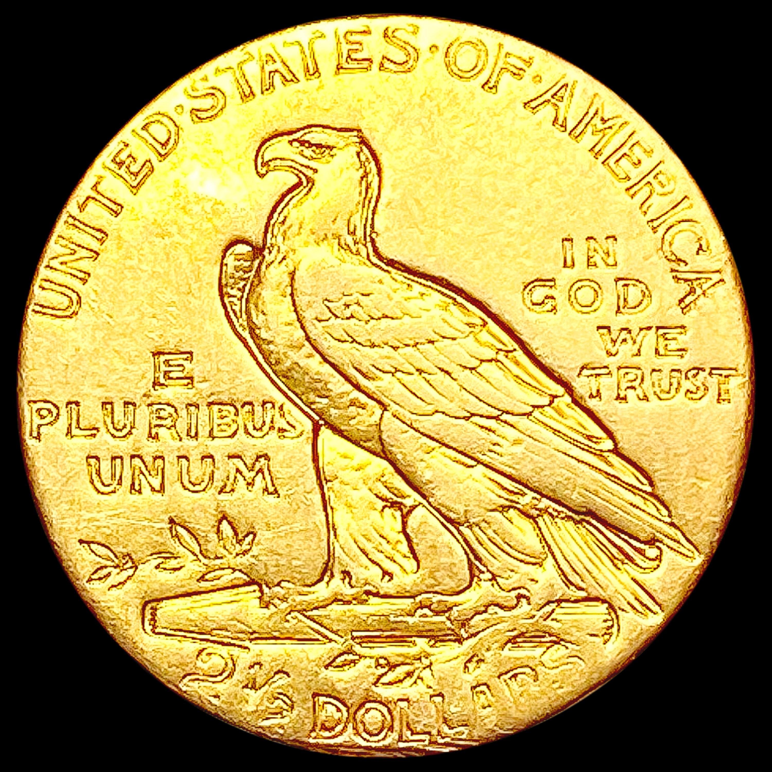 1909 $2.50 Gold Quarter Eagle LIGHTLY CIRCULATED