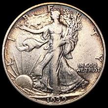 1939-S Walking Liberty Half Dollar NEARLY UNCIRCUL