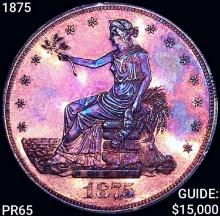 1875 Silver Trade Dollar GEM PROOF