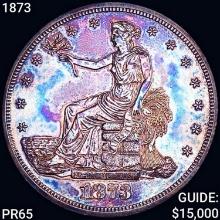 1873 Silver Trade Dollar GEM PROOF