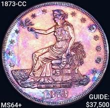 1873-CC Silver Trade Dollar CHOICE BU+