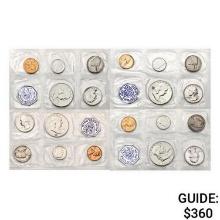 1957-1958 US Proof Mint Sets [20 Coins]