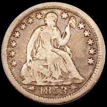 1853-O Arws Seated Liberty Half Dime NICELY CIRCUL