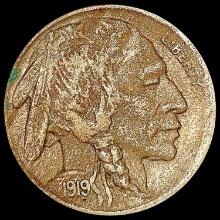 1919-S Buffalo Nickel LIGHTLY CIRCULATED