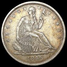 1846-O Seated Liberty Half Dollar NEARLY UNCIRCULA