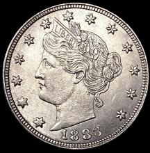 1883 No Cent Liberty Victory Nickel UNCIRCULATED