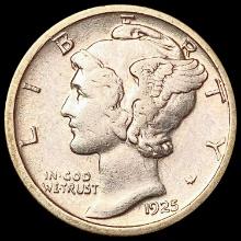 1925-S Mercury Dime NEARLY UNCIRCULATED