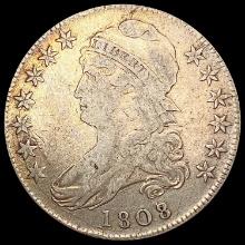 1808/7 Capped Bust Half Dollar LIGHTLY CIRCULATED