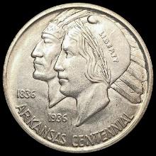 1936-S Arkansas Half Dollar SUPERB GEM BU