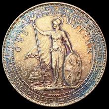 1897 Britain Trade Dollar CHOICE AU