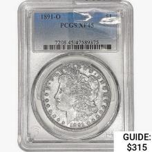 1891-O Morgan Silver Dollar PCGS XF45