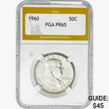 1960 Franklin Half Dollar PGA PR65