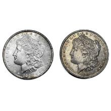 [2] 1889&1898 Morgan Silver Dollar