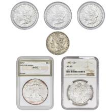 1880-2018 [6] US Silver Dollars