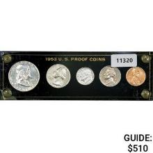 1953 1953 Proof Set Capitol Holder [5 Coins]