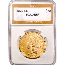 1879-CC $20 Gold Double Eagle PGA AU58