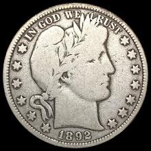 1892-O Barber Half Dollar NICELY CIRCULATED