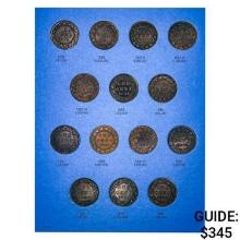 1858-1920 Canada Large Cent Album (42 Coins)
