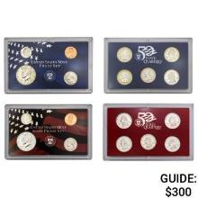 1999 1999 Proof Sets , Silver & Clad (18 Coins)