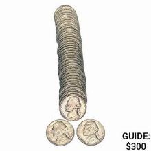 1952 BU 1952 D Jefferson Roll (40 Coins
