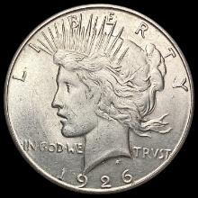 1926-S Silver Peace Dollar CHOICE AU