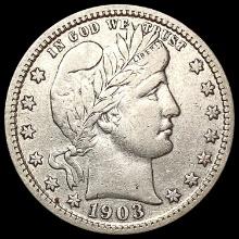 1903 Barber Quarter NEARLY UNCIRCULATED