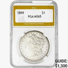 1899 Morgan Silver Dollar PGA MS65