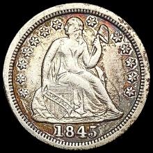 1845 Seated Liberty Dime CLOSELY UNCIRCULATED